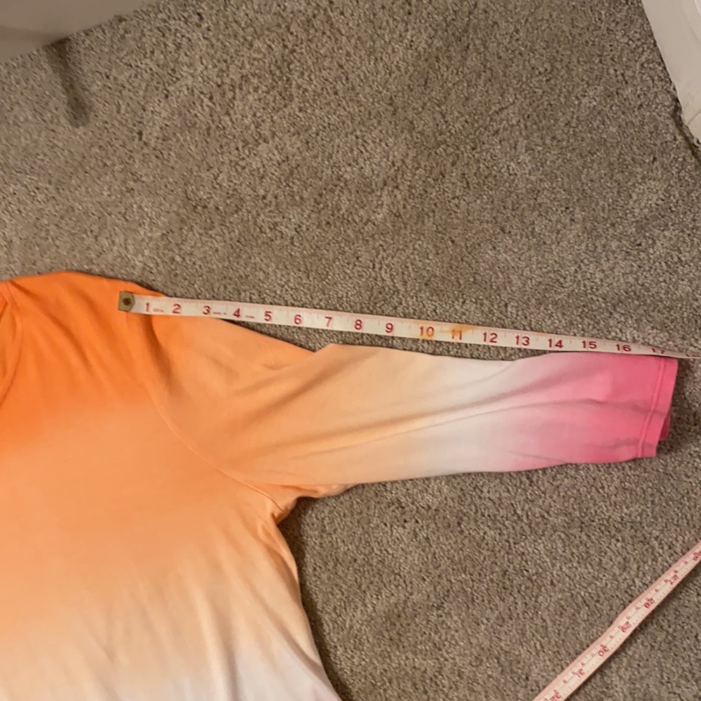 Chico’s 2 pink- orange ombre - Picture 3 of 4